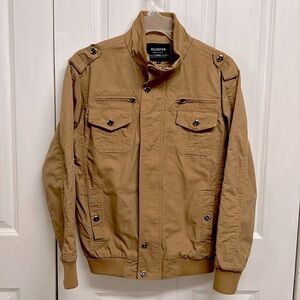 Ruidiya Artistic Taste Tan Khaki Bomber Jacket Size S